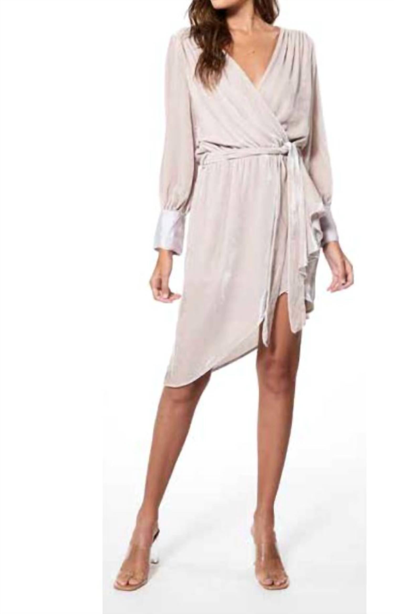 Shop Young Fabulous & Broke Kahri Dress In Oyster In Pink