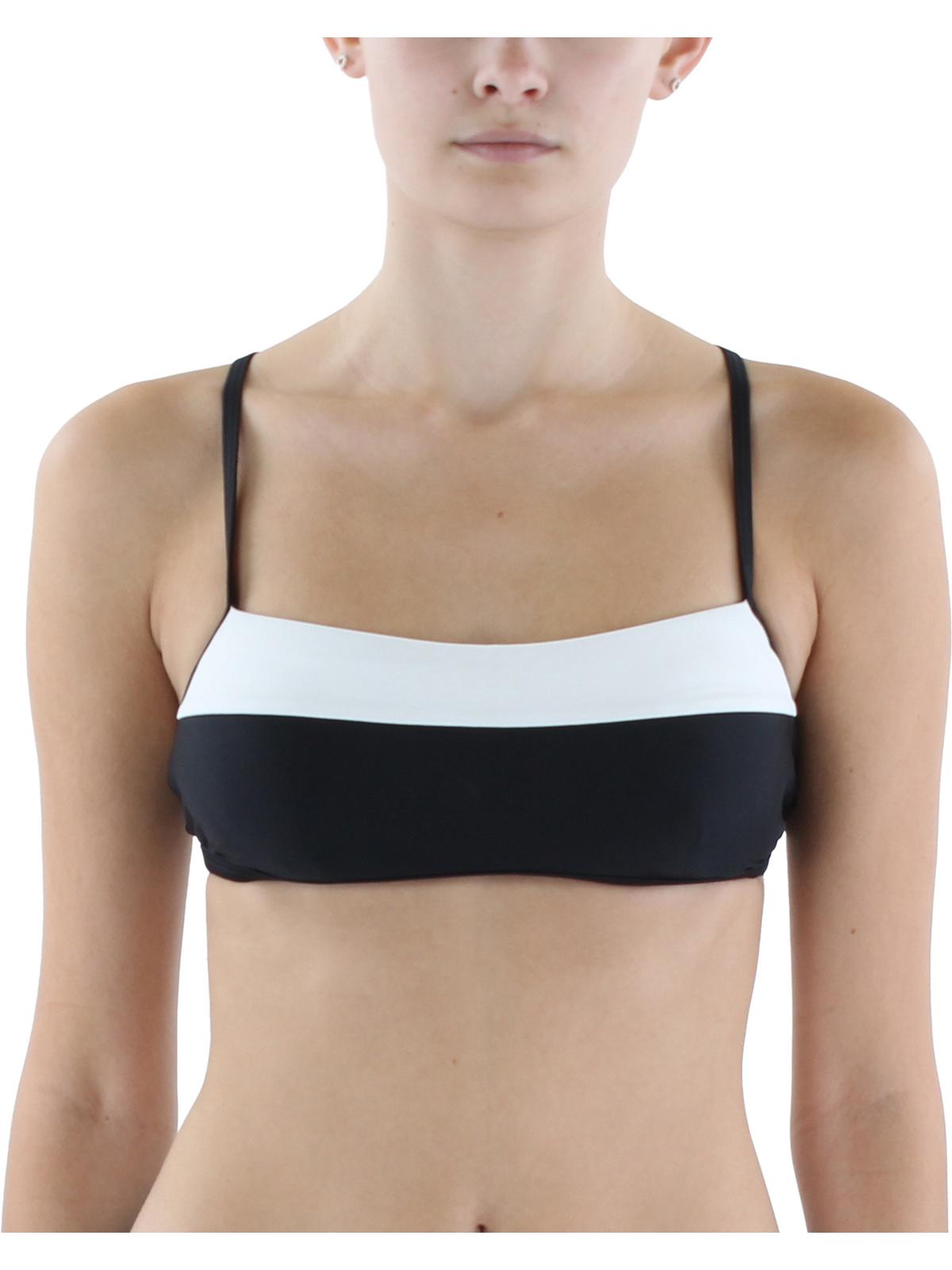 Prana Lurisia Womens Removable Padding Nylon Bikini Swim Top In Multi
