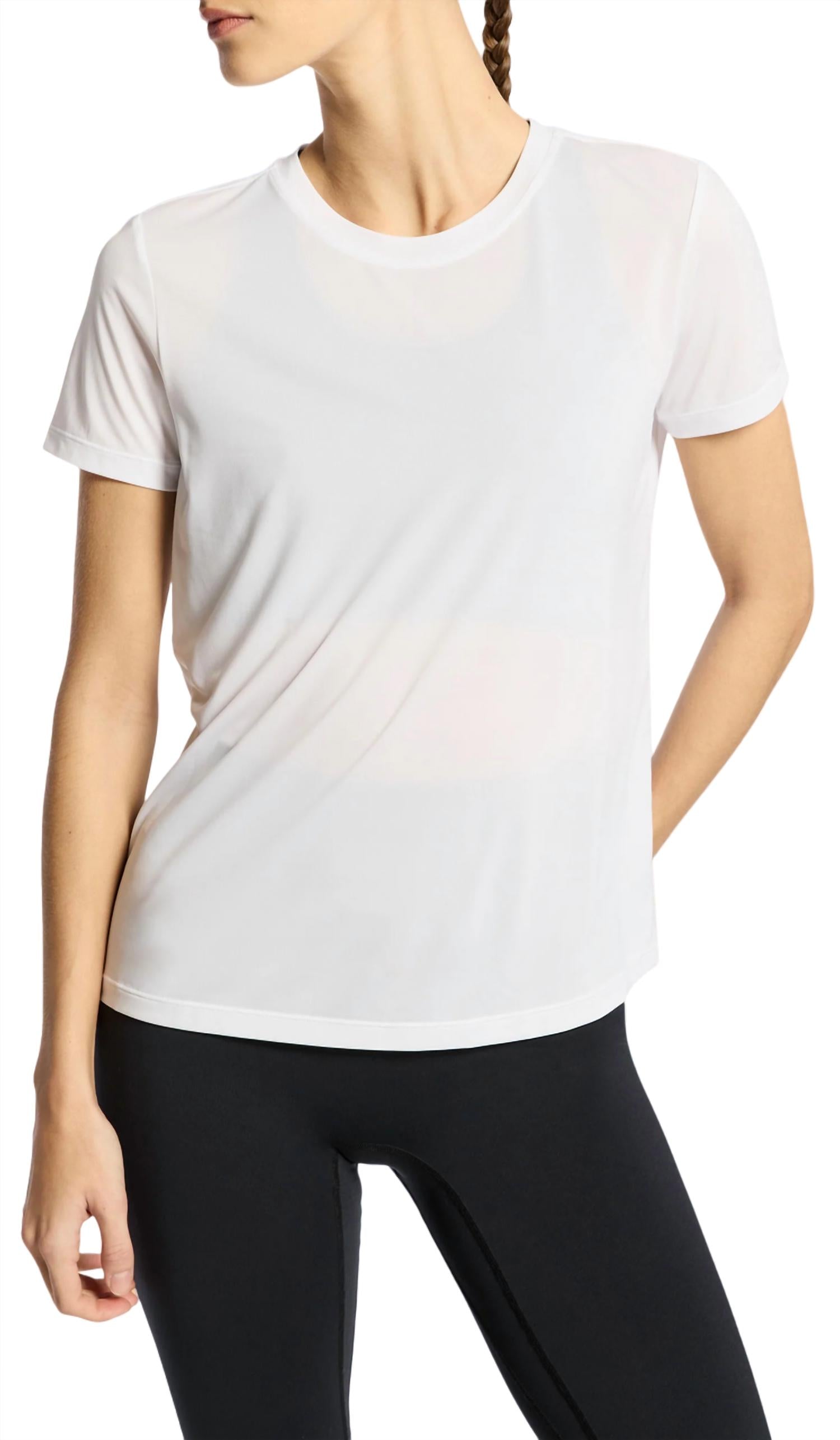 Shop Bandier Performance Short Sleeve In White