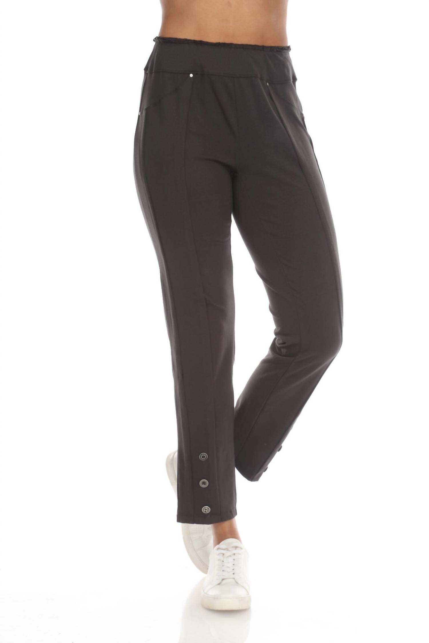 Shop Neon Buddha Skinny Pants In Carbon In Black
