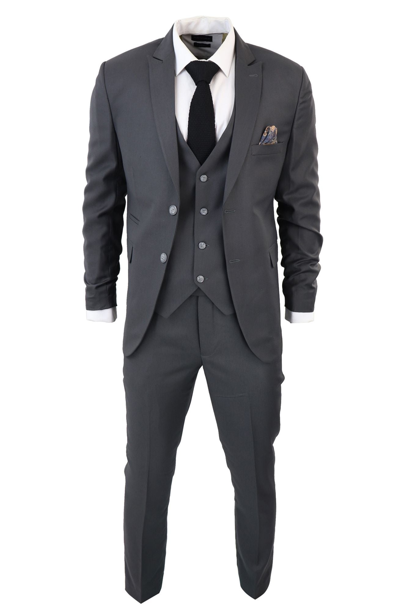 IM1 Classic Plain 3 Piece Suit