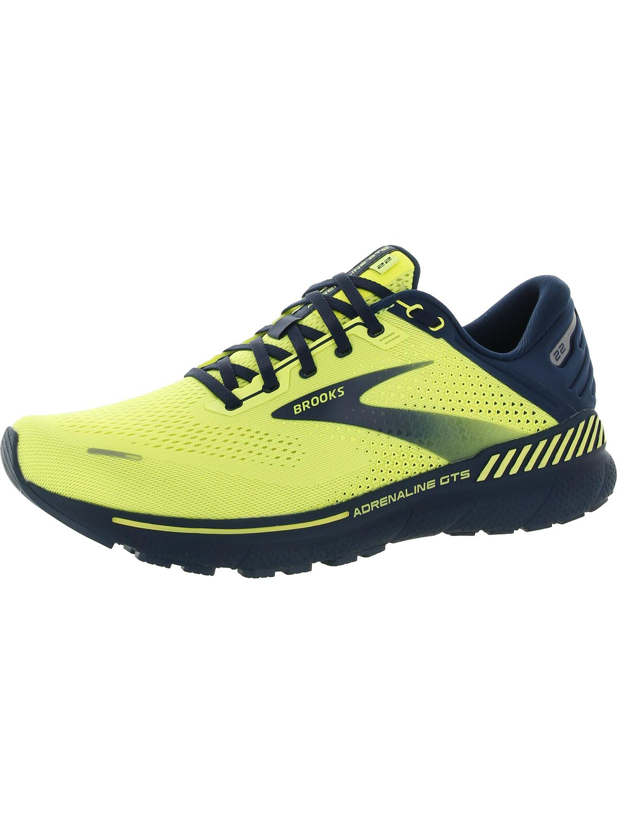 Shop Brooks Adrenaline Gts 22 Mens Performance Fitness Running Shoes In Green