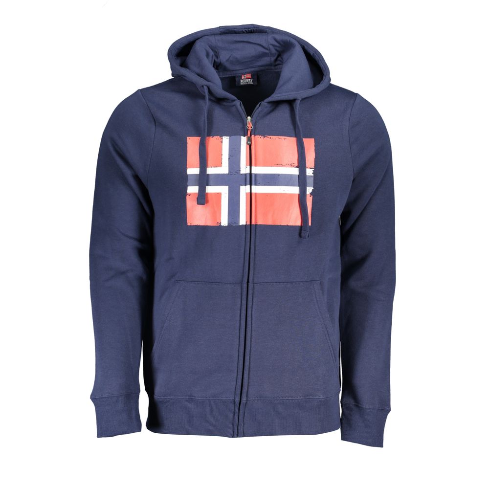 Shop Norway 1963 Cotton Men's Sweater In Blue