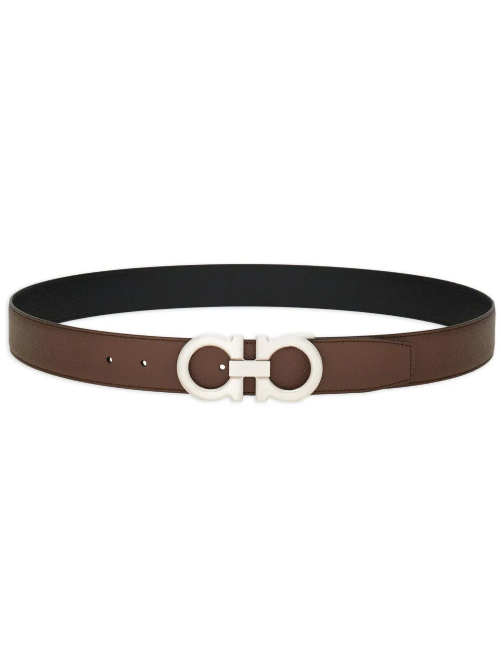 Ferragamo Gancini-Buckle Reversible Leather Belt