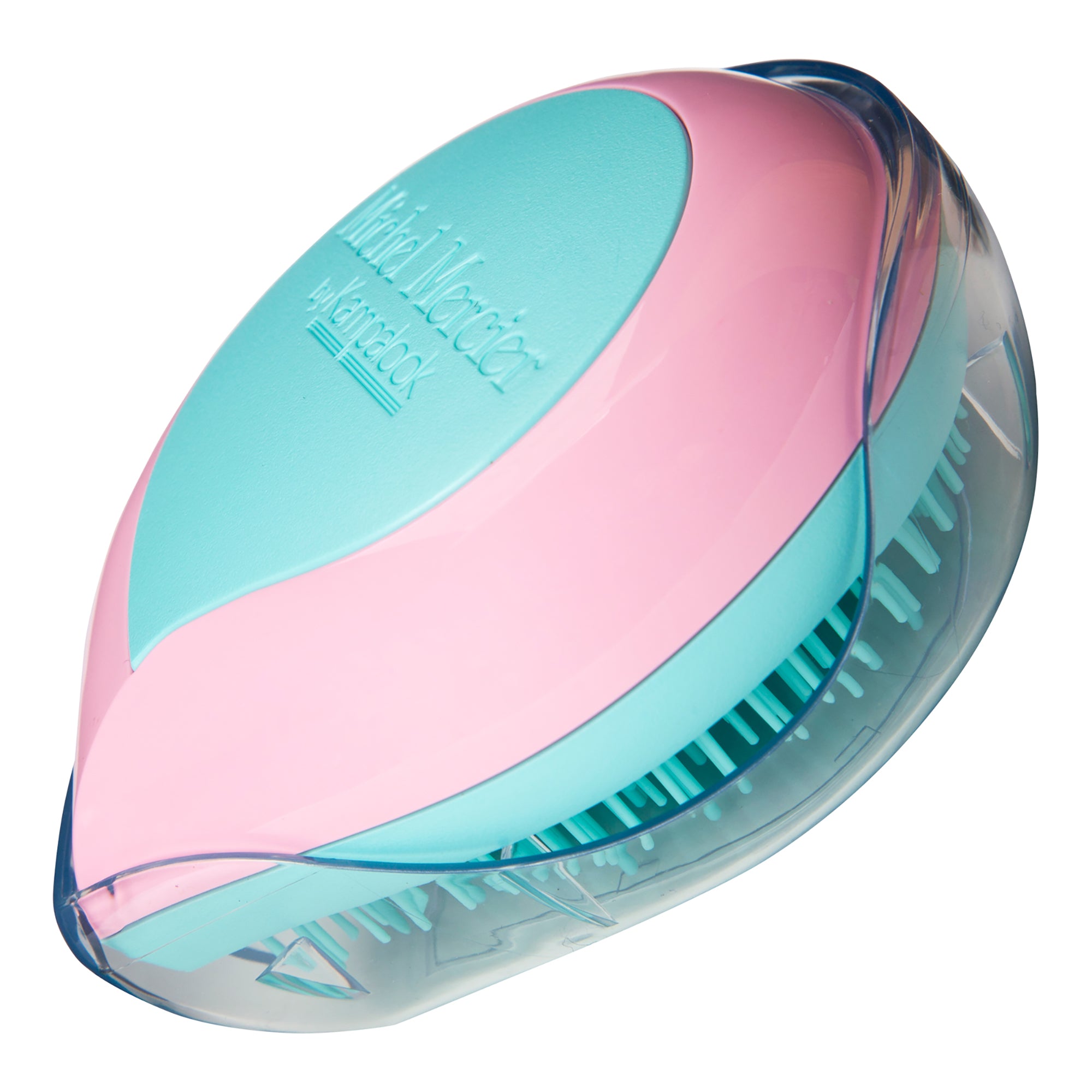 Michel Mercier Pack And Go Detangler Thick Hair - Turquoise-pink By  For Unisex - 1 Pc Hair Brush