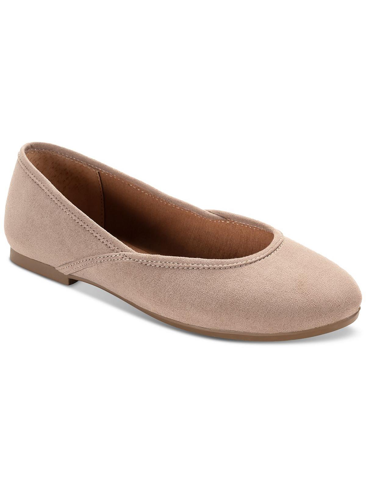 Shop Style & Co Ameliaa Womens Manmade Ballet Flats In Beige