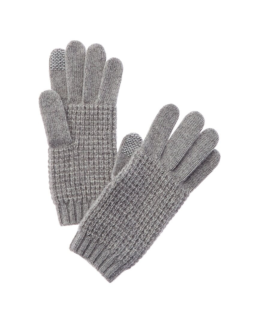Portolano Cashmere Gloves In Grey