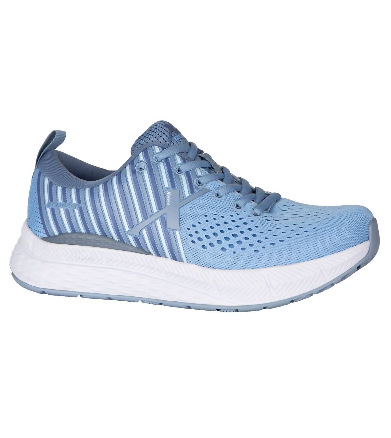 Shop Xelero Women's Steadfast Shoes - Extra Wide Width In Light Blue/white