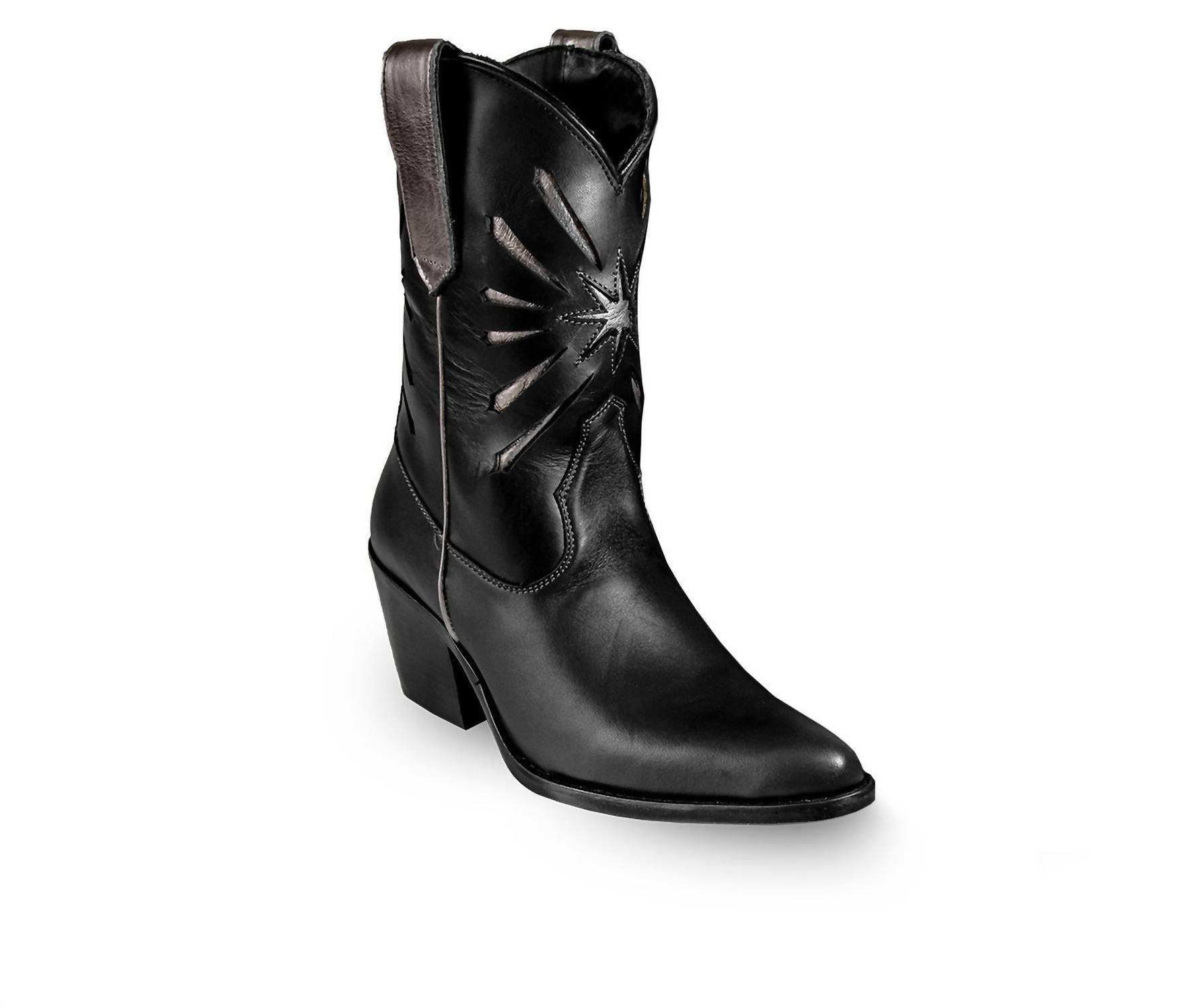 Shop Bala Di Gala Women's Italian Western Premium Leather Show Boots In Black