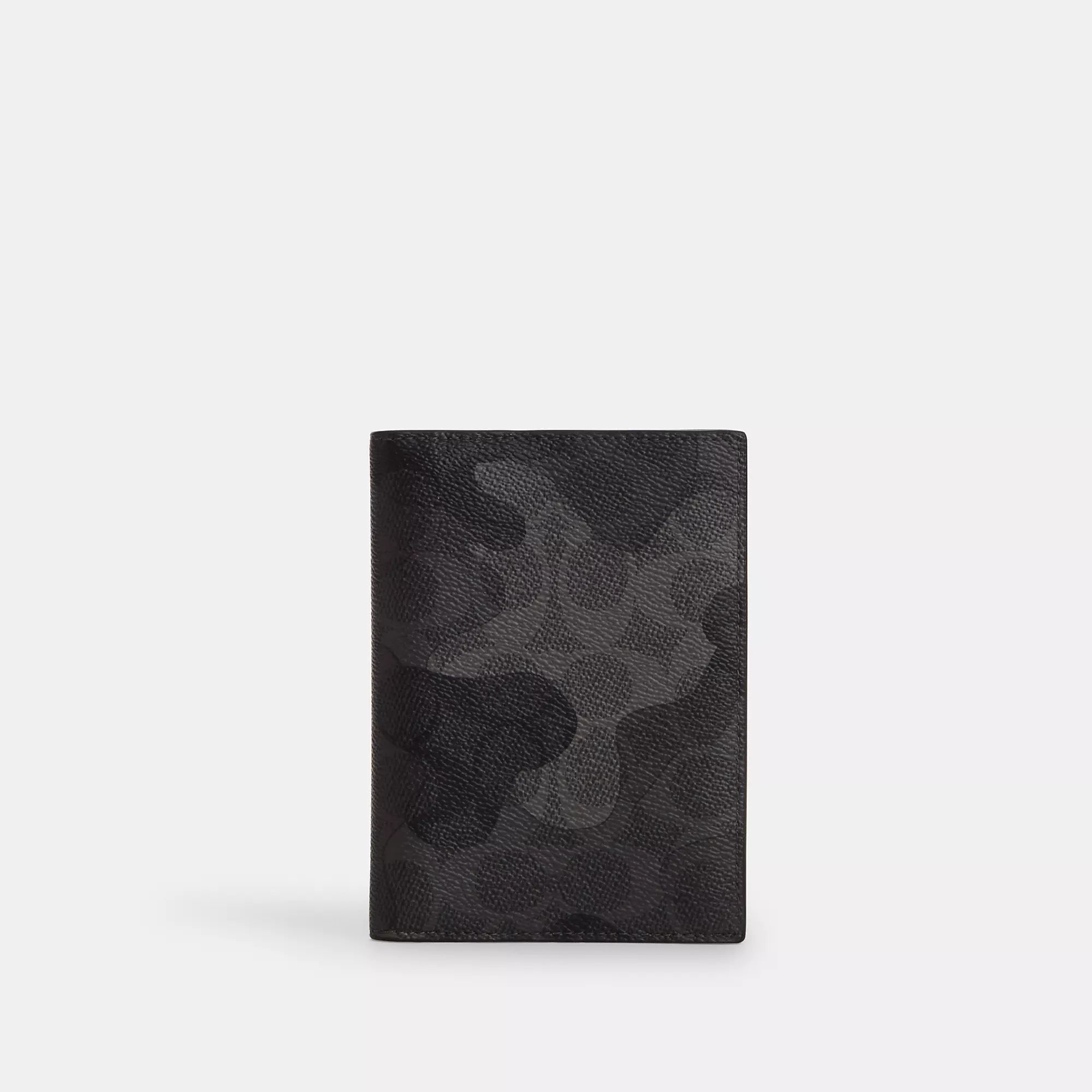 Coach Outlet Passport Card Case In Signature Camo Print