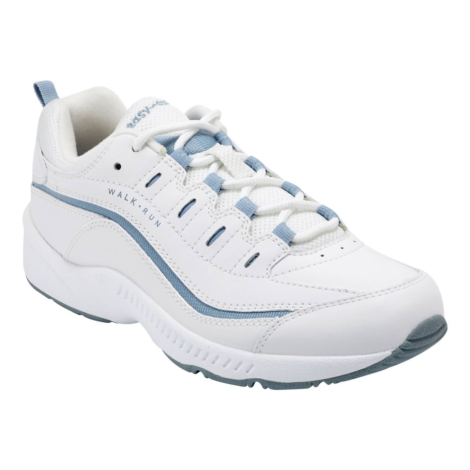 Shop Easy Spirit Women's Romy Sneaker - Medium Width In White/light Blue