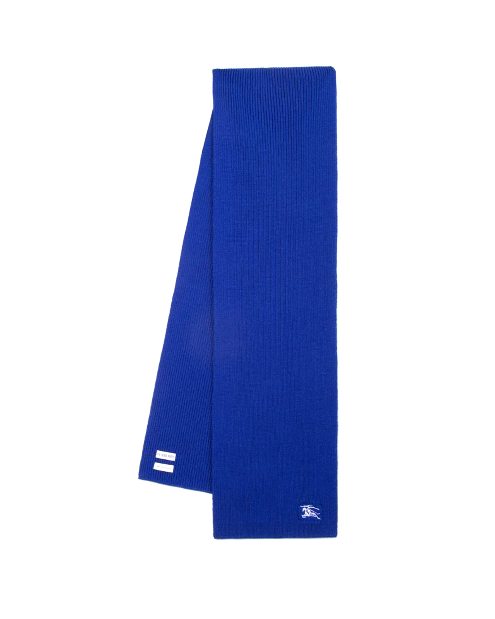 image of Mu Ribbed Scarf - Burberry - Wool - Blue