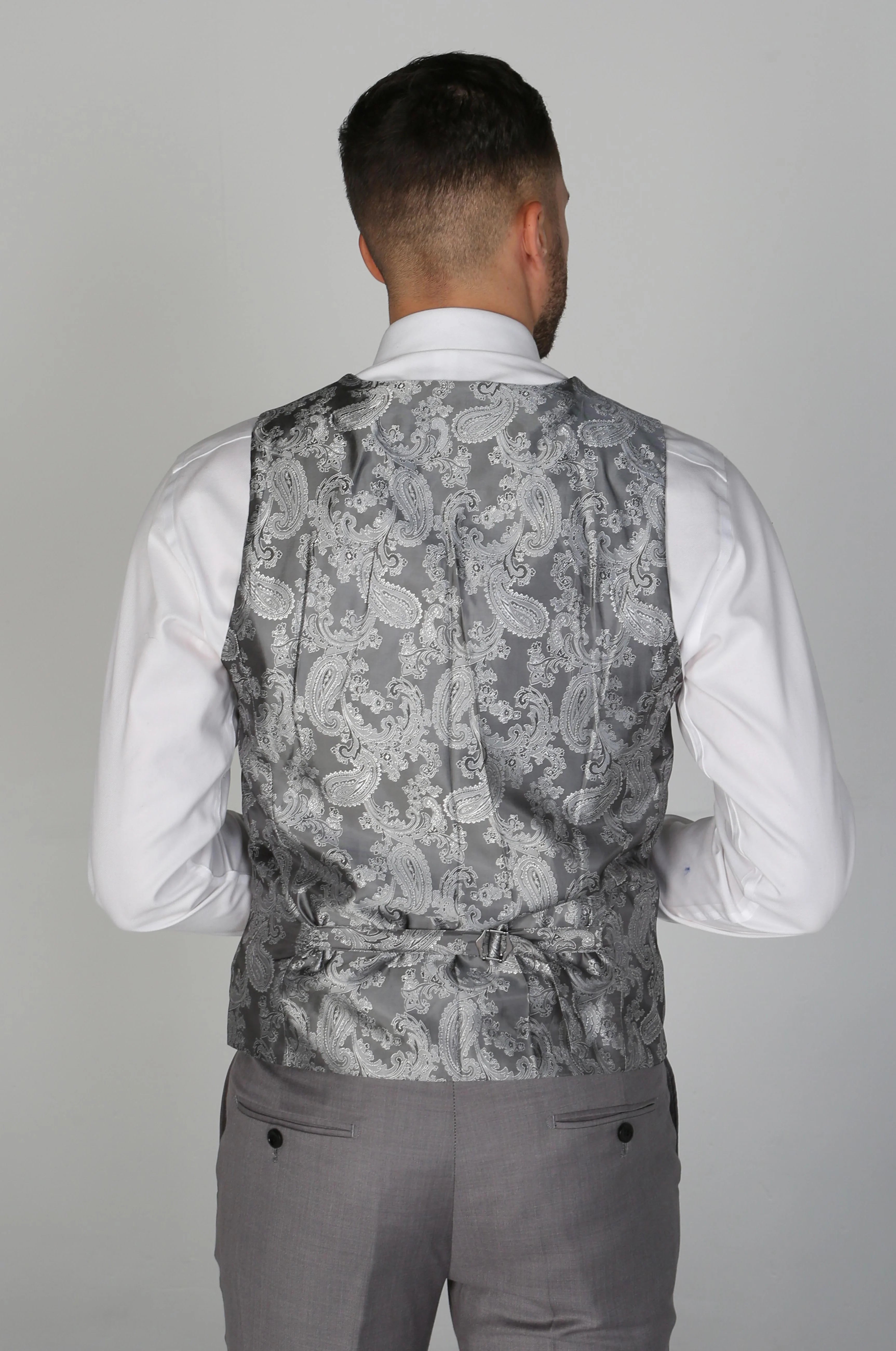 Charles Plain Grey Summer Waistcoat