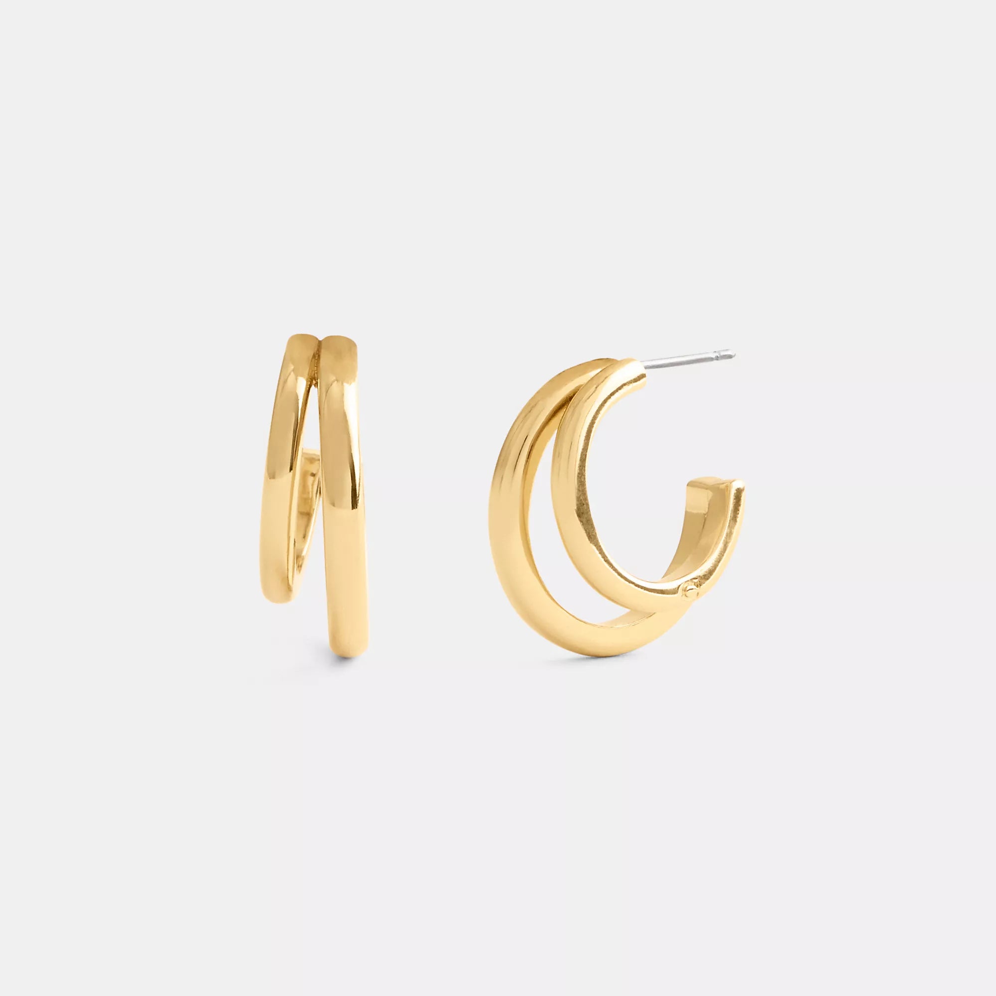 Coach Outlet Double Hoop Earrings
