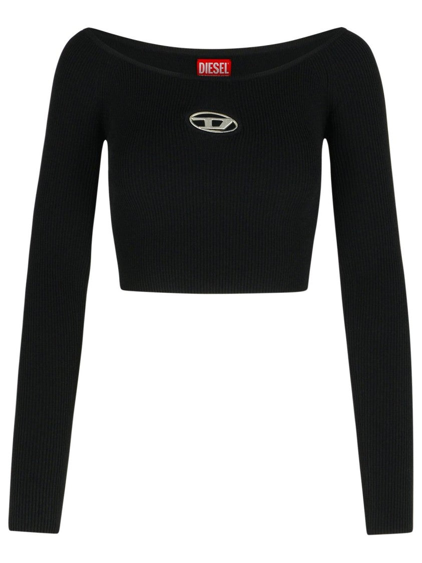 Diesel Top In Viscose Yarn From Responsibly Managed Forests In Black