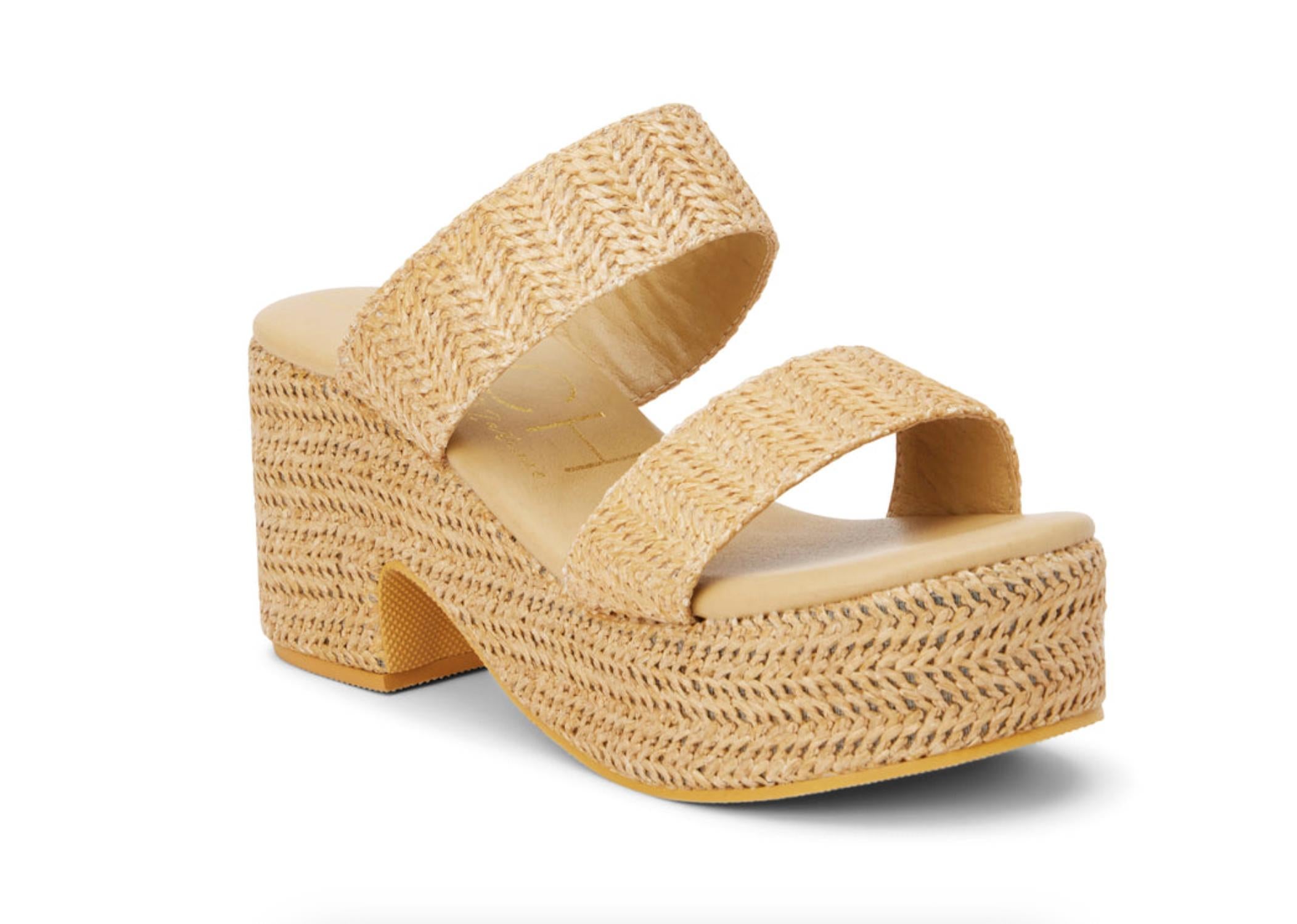 Shop Matisse Ocean Ave Platform Sandal In Tan In Beige