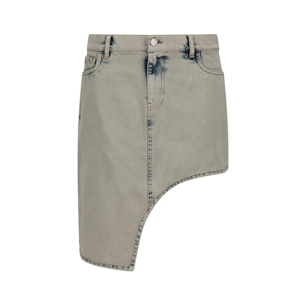 Coperni Denim Skirt With Multiple Pockets
