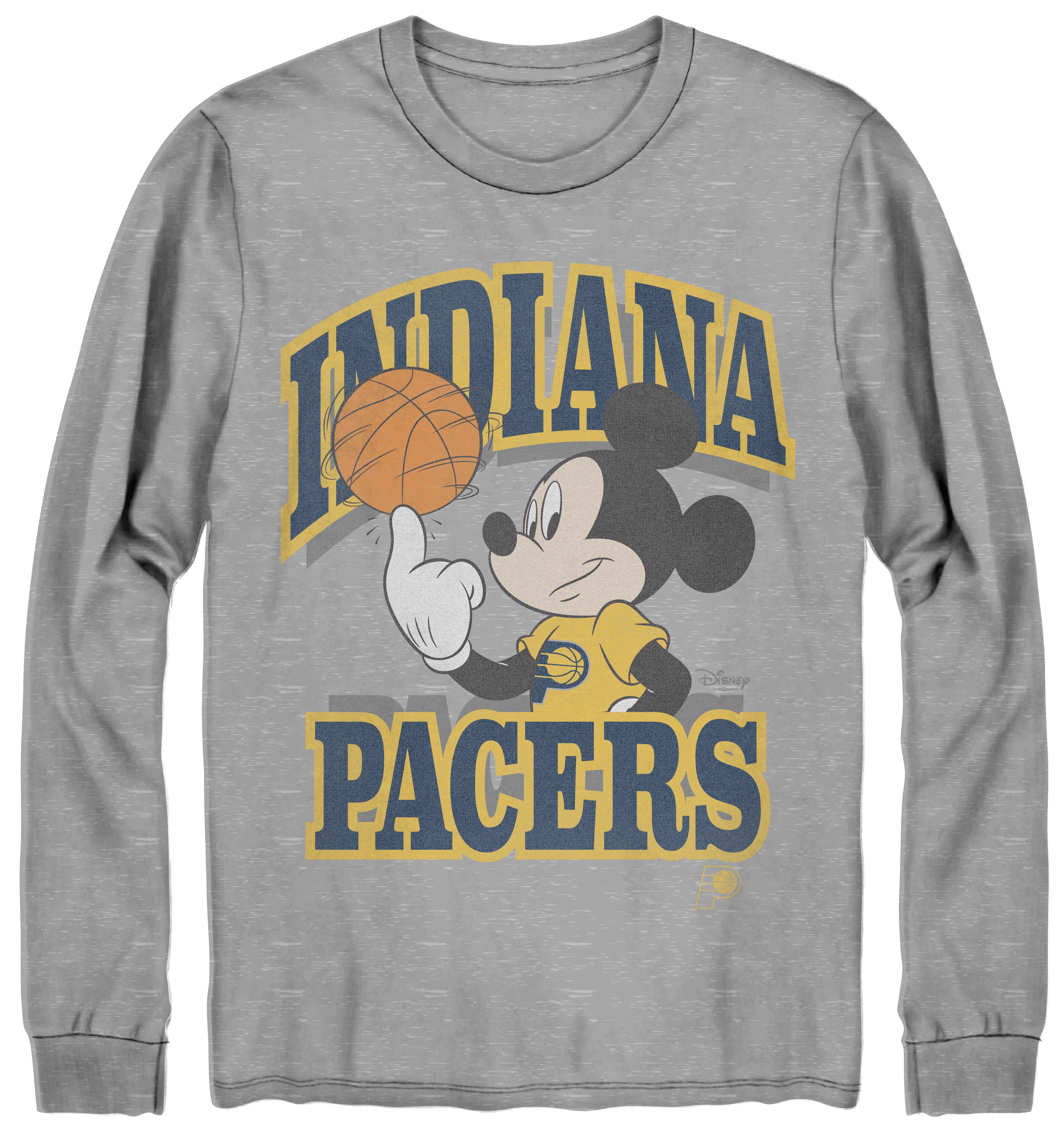 Junk Food Clothing Unisex Pacers Mickey Team Spirit Long Sleeve In Multi