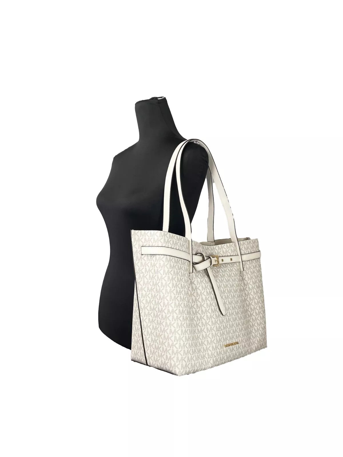 Michael Kors Emilia Large Signature PVC Tote Bag Purse Women's