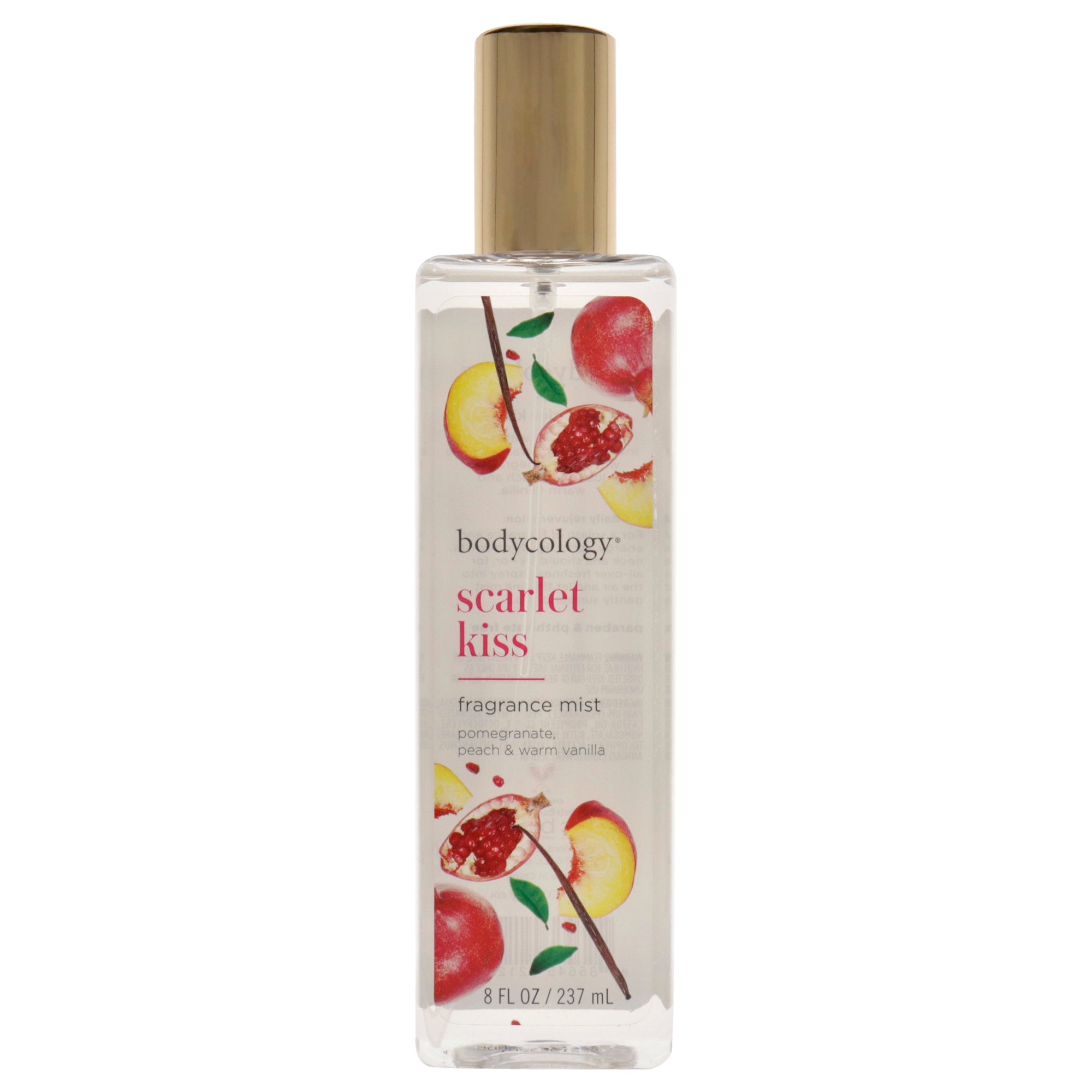 Bodycology Scarlet Kiss By  For Women - 8 oz Fragrance Mist In White