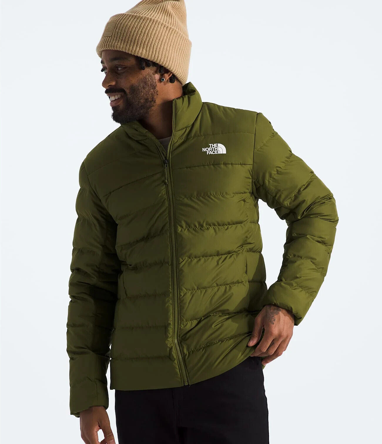 THE NORTH FACE Men's Aconcagua 3 Insulated Jacket (Standard and Big Size), Forest Olive, Small