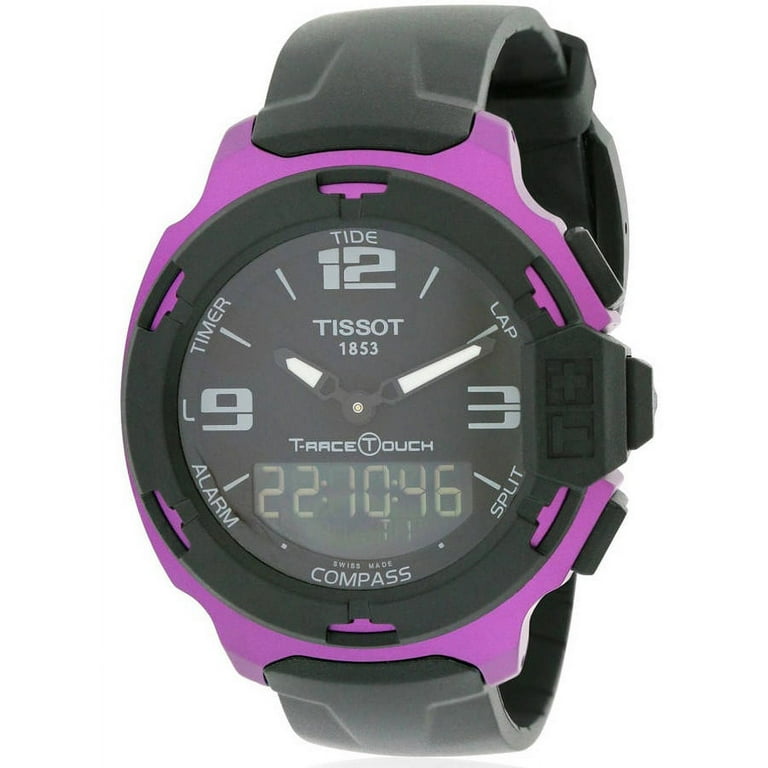 Shop Tissot Men's 42mm Black Quartz Watch T0814209705705