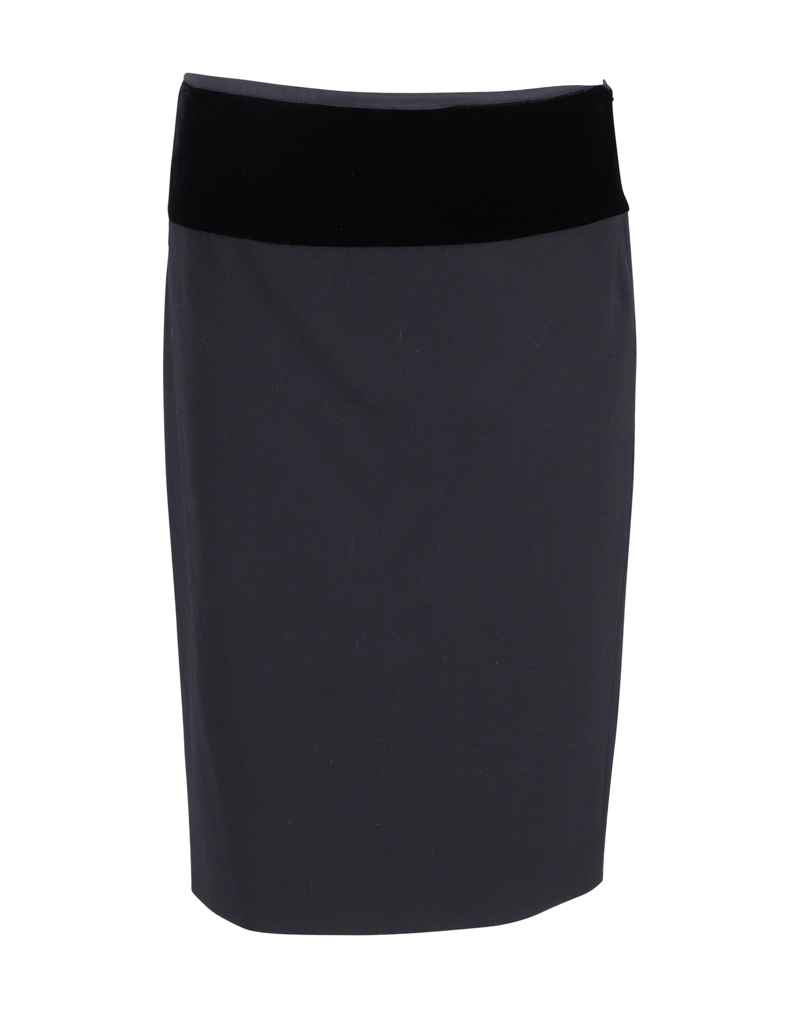 image of Ralph Lauren Pencil Skirt in Black Polyester