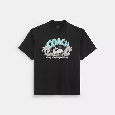 Coach Outlet Camo Classic T Shirt In Organic Cotton | ShopSimon