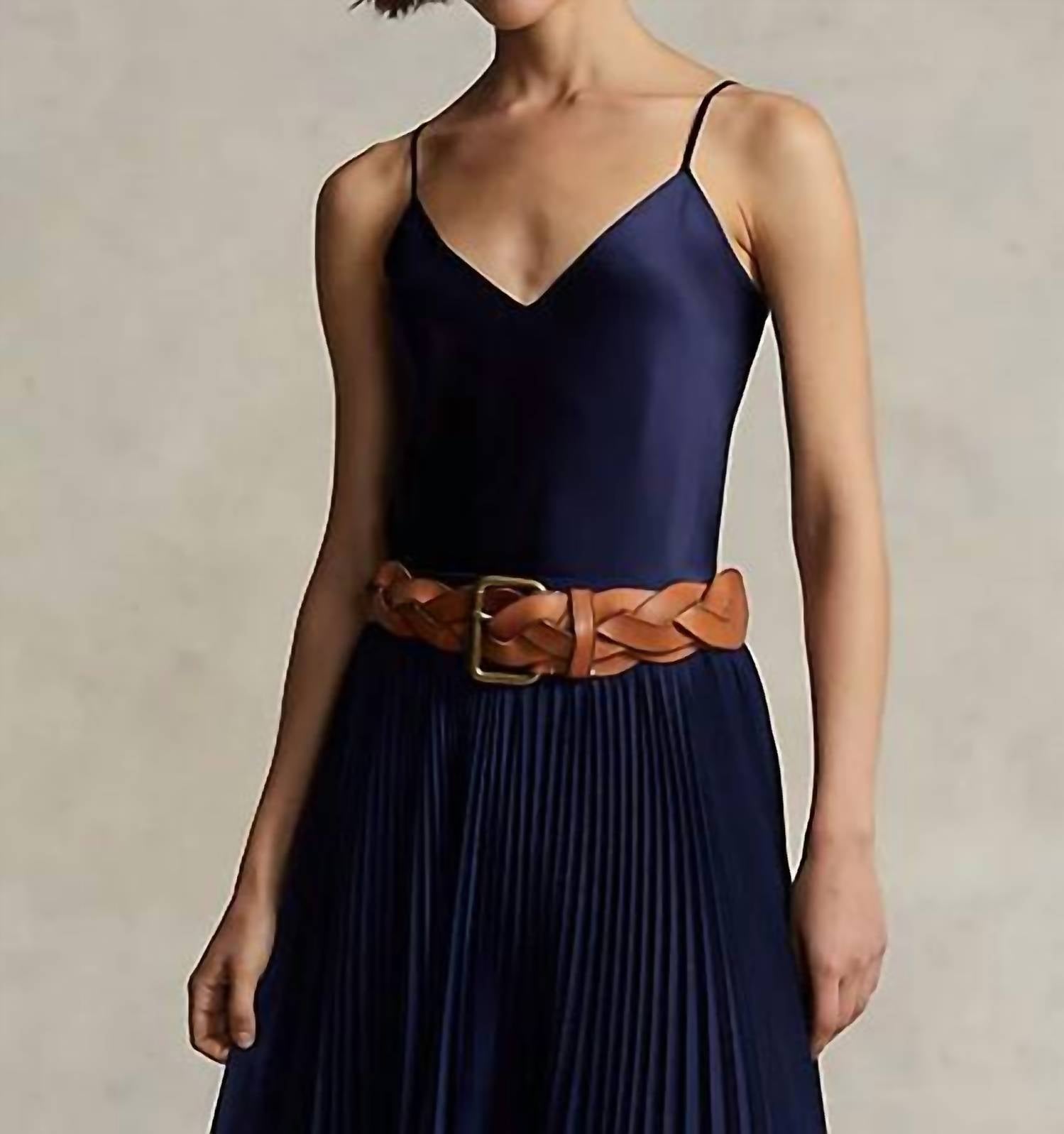 Ralph Lauren Mulberry Silk Camisole In Multi