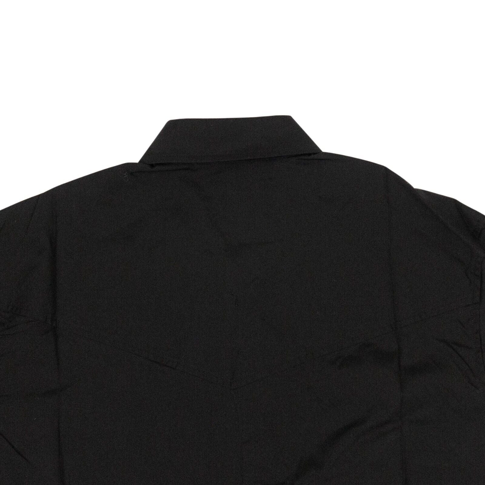 Vlone Black Real Men Wear Black Button Down Short Sleeve Shirt