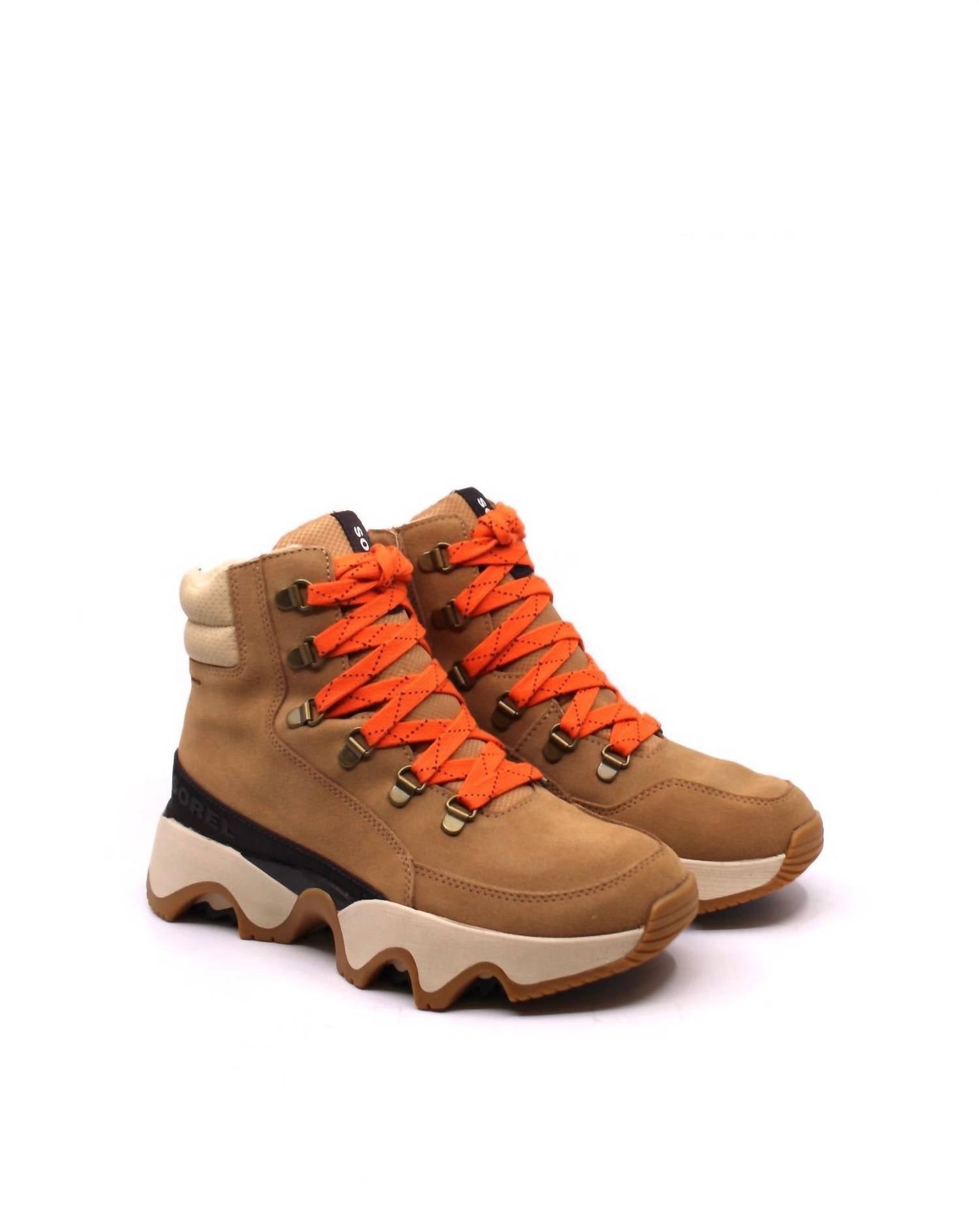 Shop Sorel Impact Conquest Sneaker Boots In Tawny Buff/ceramic In Brown