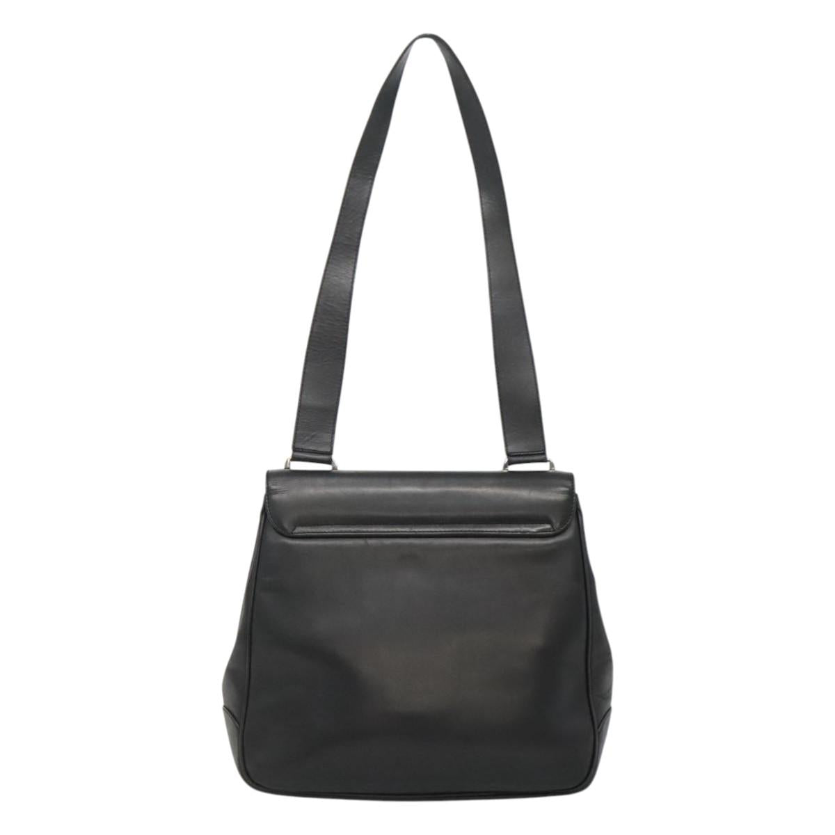 Salvatore Ferragamo Gancini Leather Shoulder Bag (Pre-Owned)