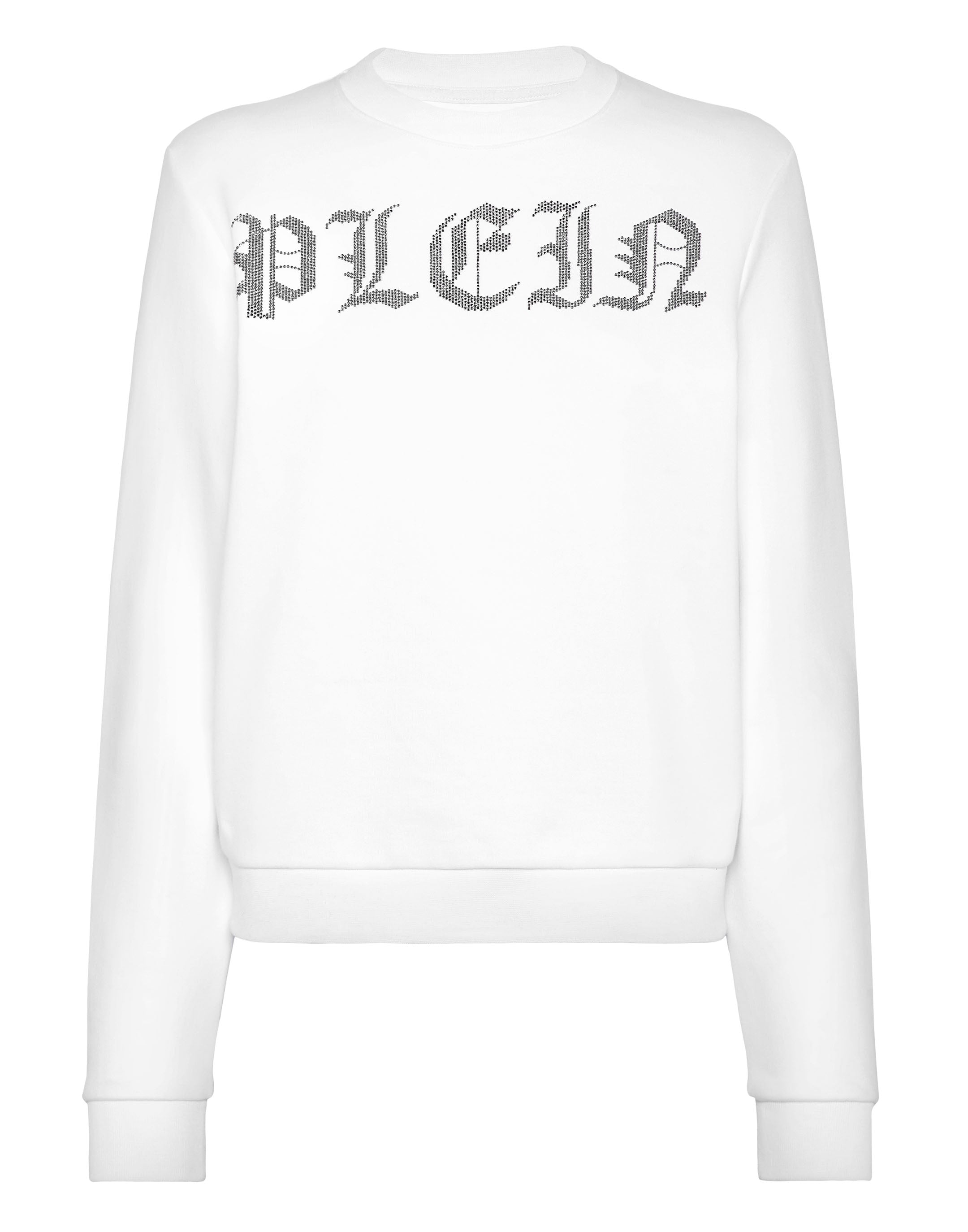 Philipp Plein Sweatshirt Roundneck In White