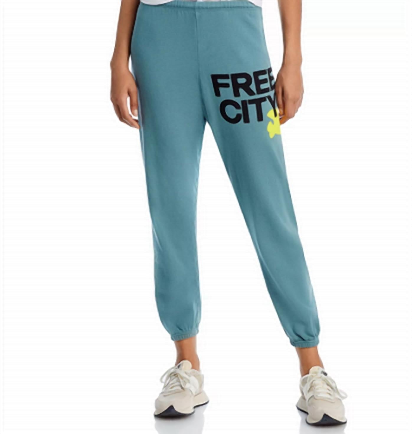 Freecity 3/4 Sweatpant In Surplus Blue In Multi