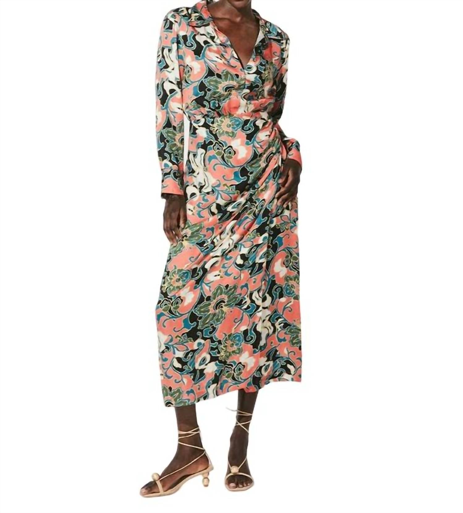 Cleobella Edna Printed Midi Dress In Gypsy Bloom In Multi