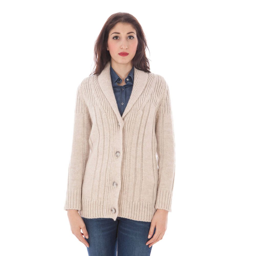 Fred Perry F Perry Wool Women's Sweater In Neutral