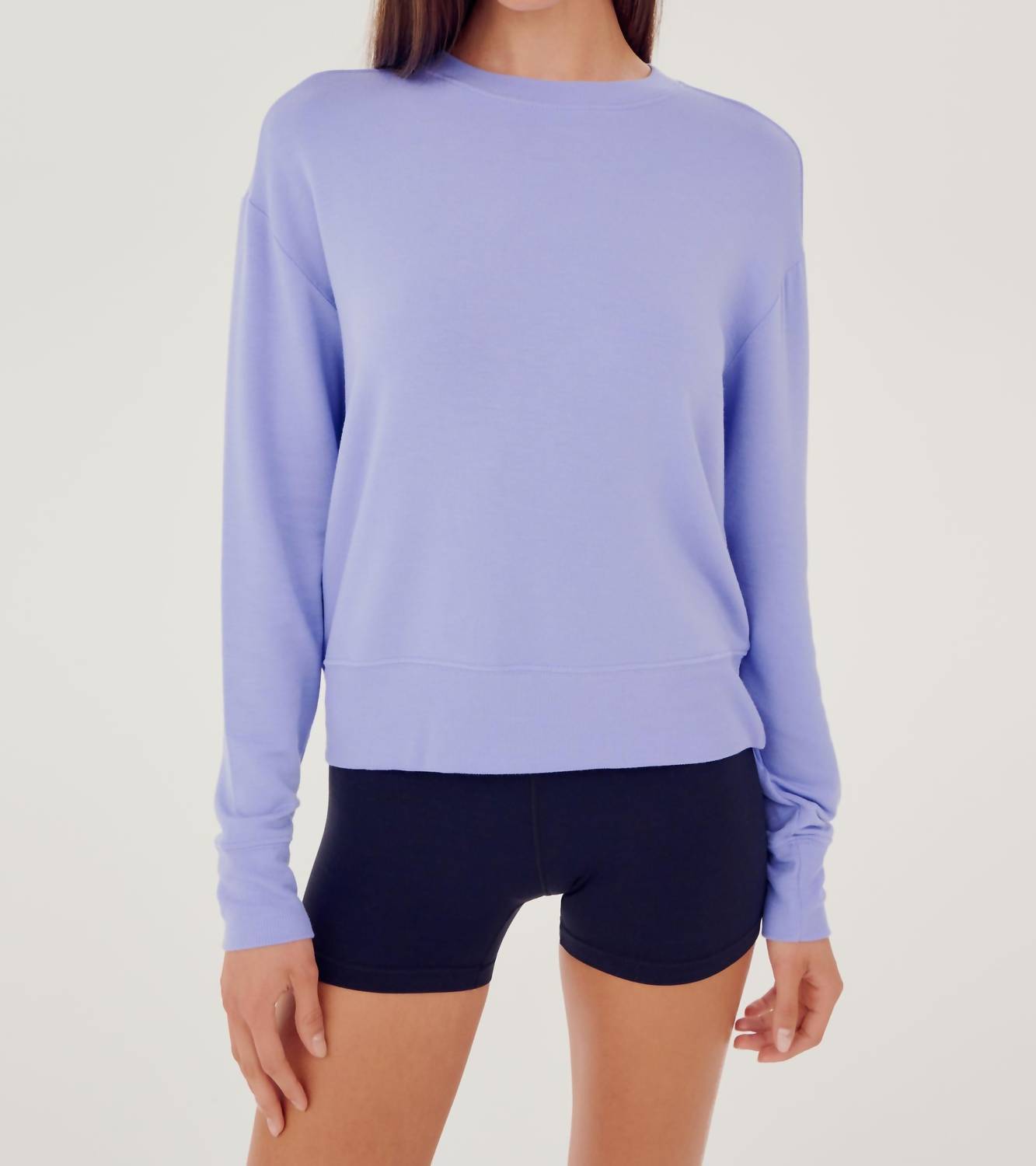 Splits59 Sonja Fleece Sweatshirt In Purple Haze In Multi
