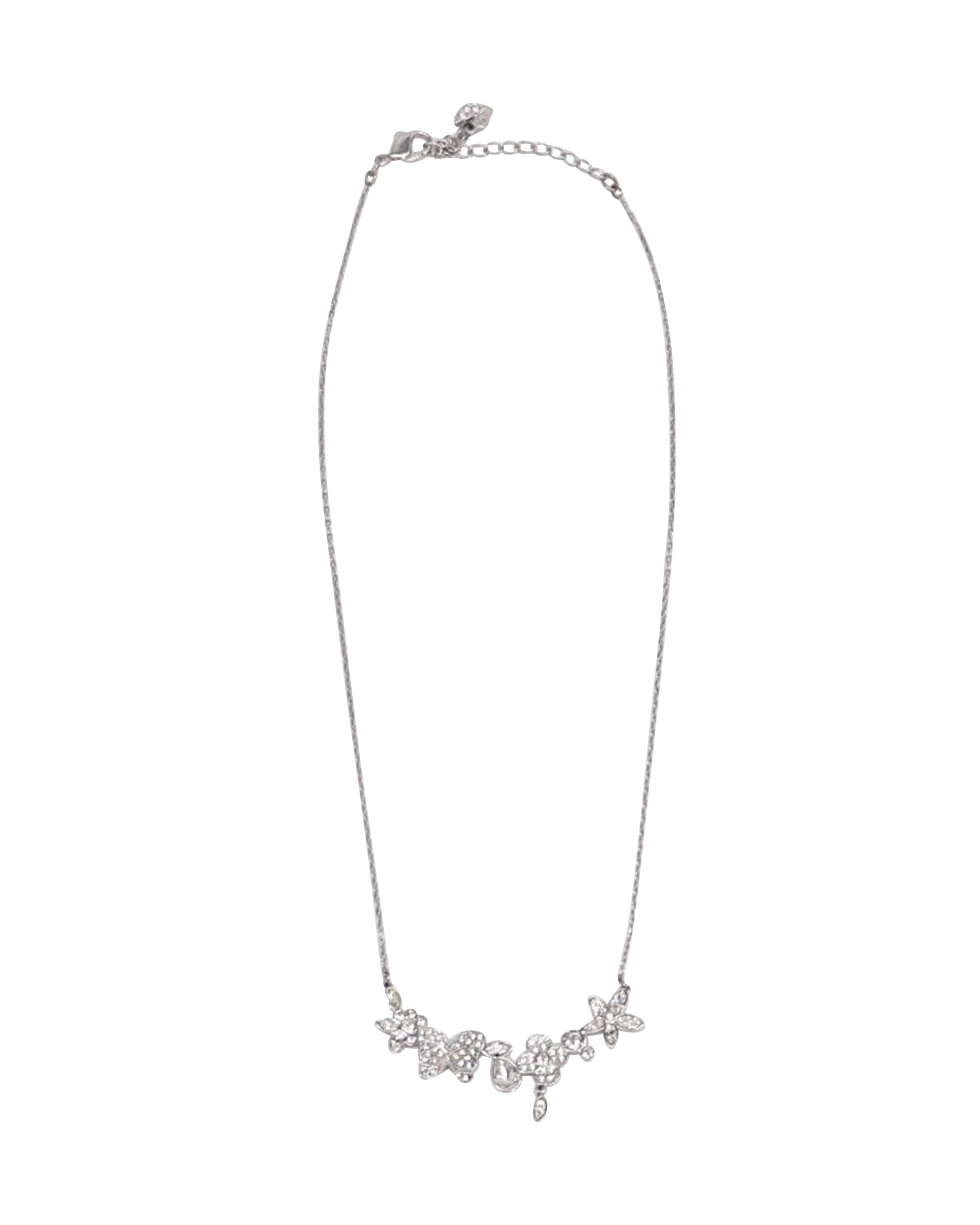 image of Swarovski Eden Necklace in Silver Metal