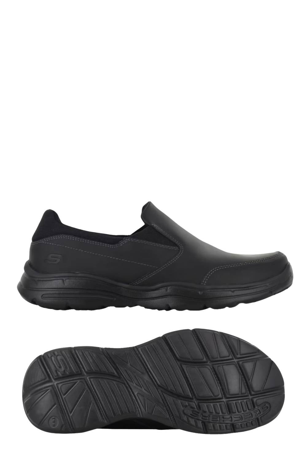 Shop Skechers Men's Glides Calculous Loafer - Medium Width In Black