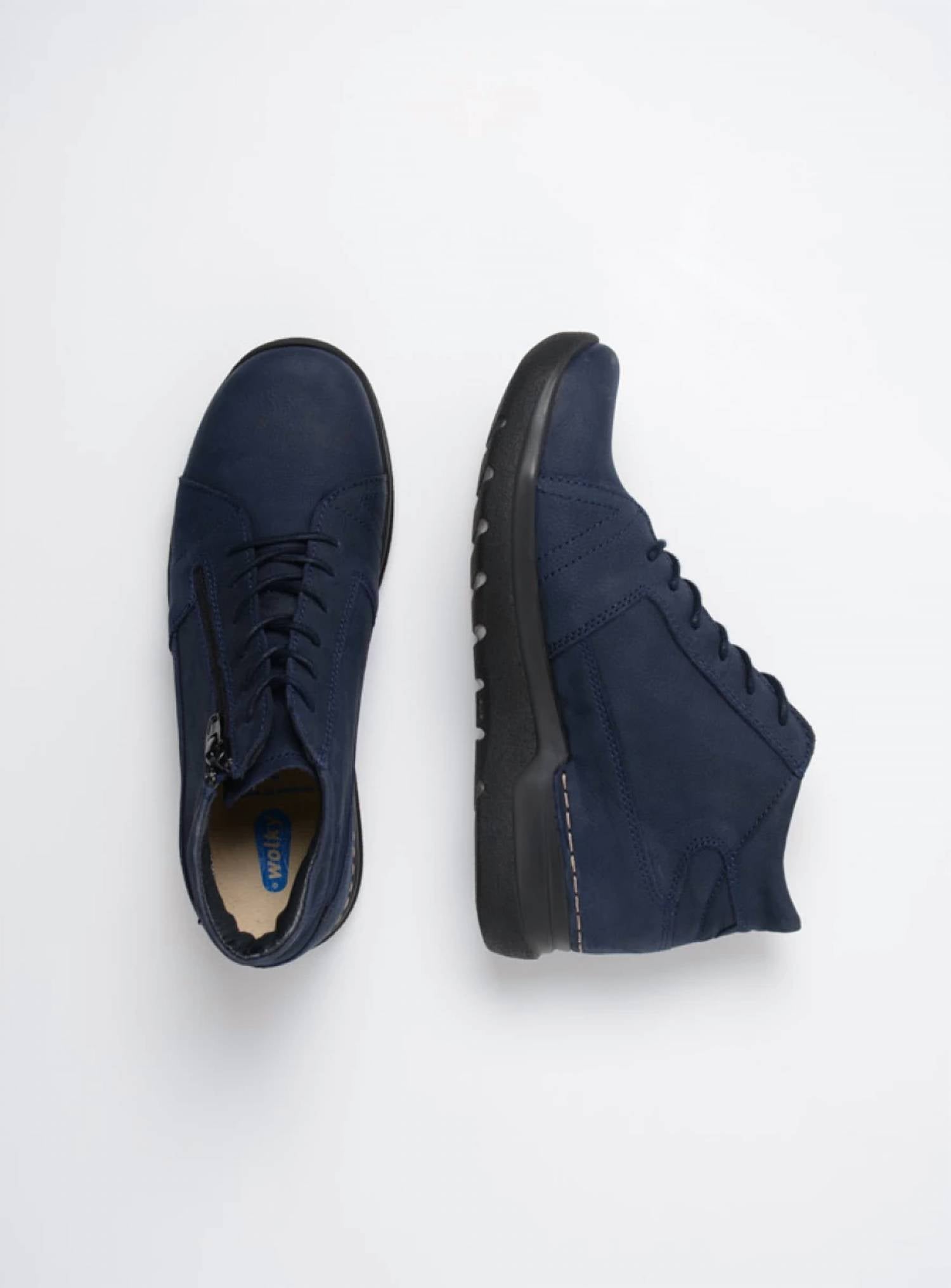 Women's Why Shoes In Blue Nubuck