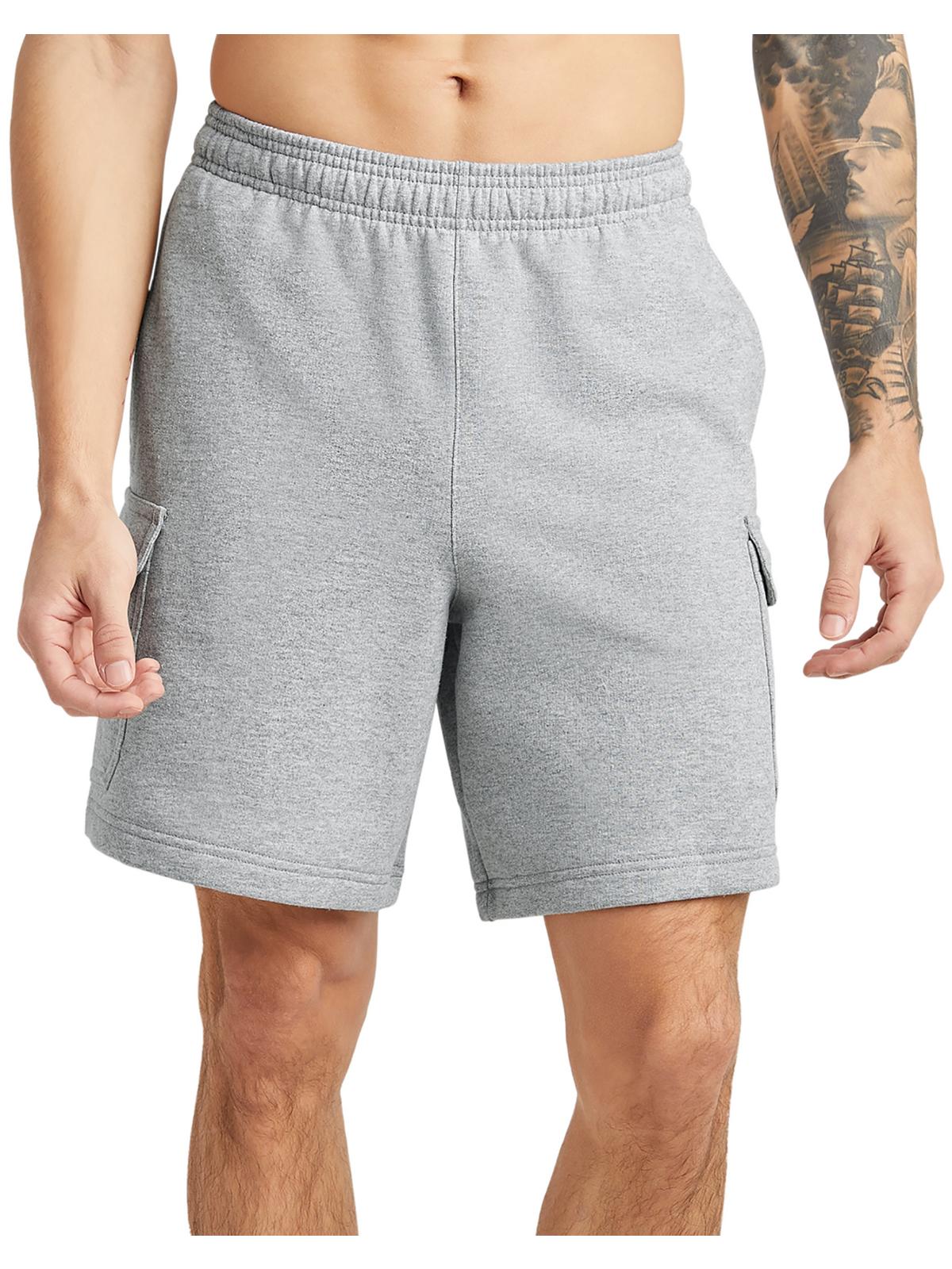 Champion Mens Heathered Cotton Cargo Shorts In Multi