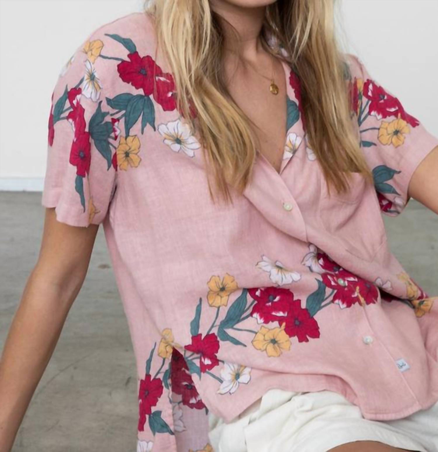 Shop Rails Zuma Top In Hana Print In Pink