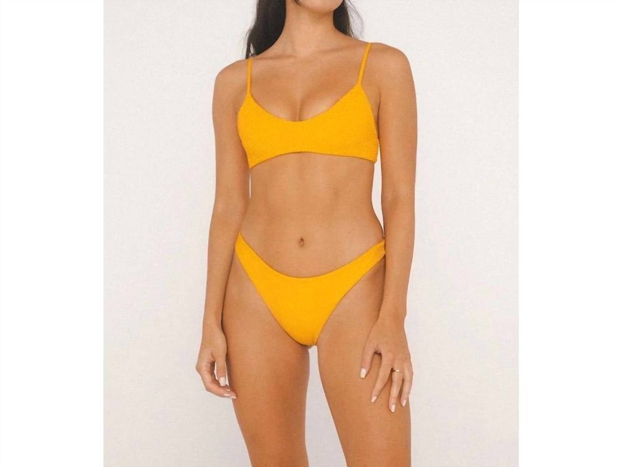 Shop Citrine Piper Bottom In Marigold In Yellow