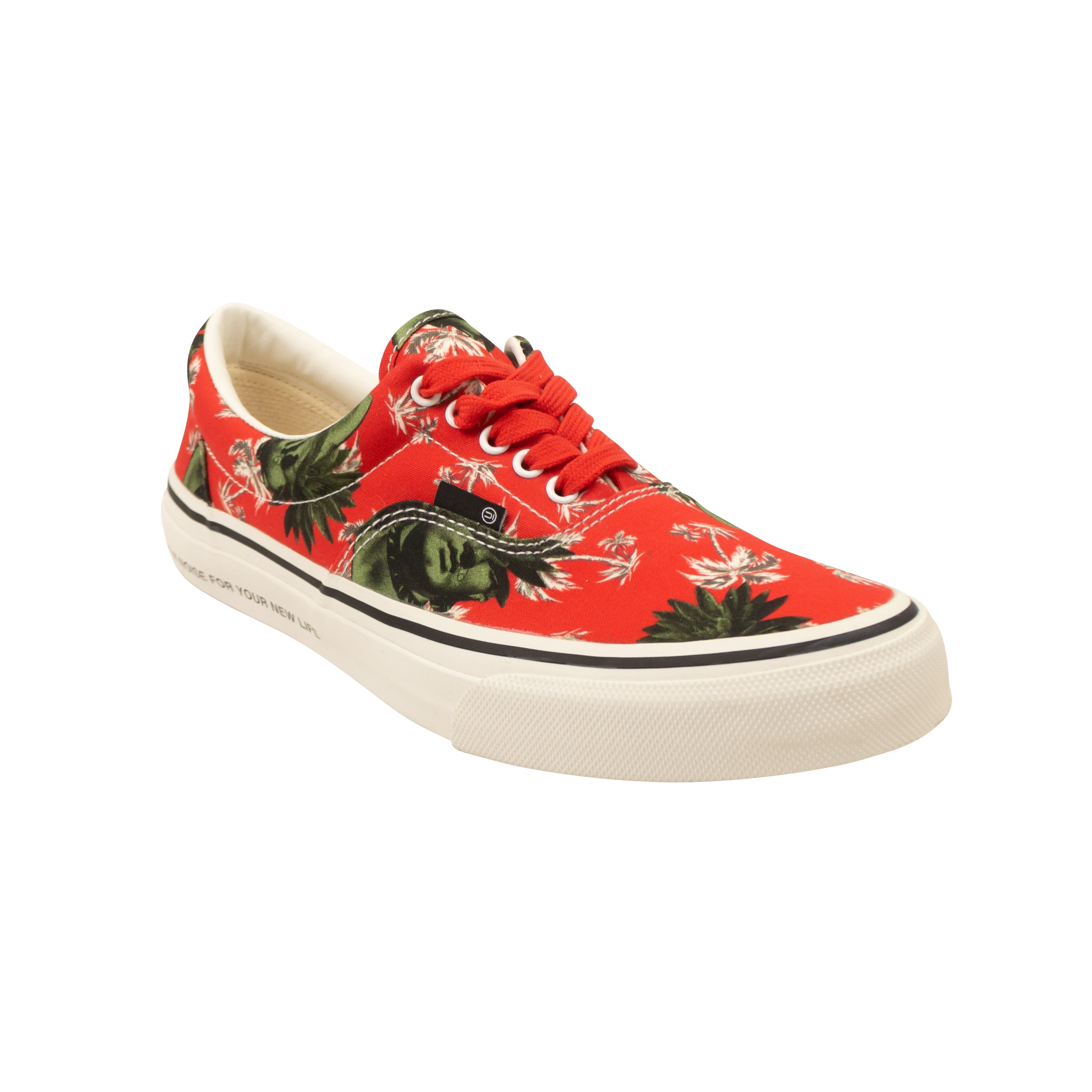 Undercover Palm Tree-print Sneakers In Red