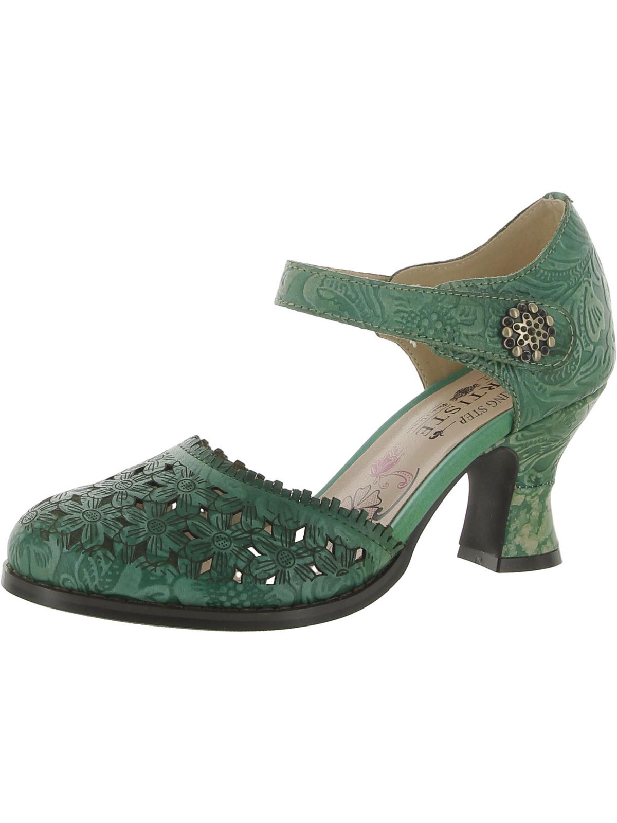 Shop L'artiste By Spring Step Visionary Womens Leather Pumps In Green