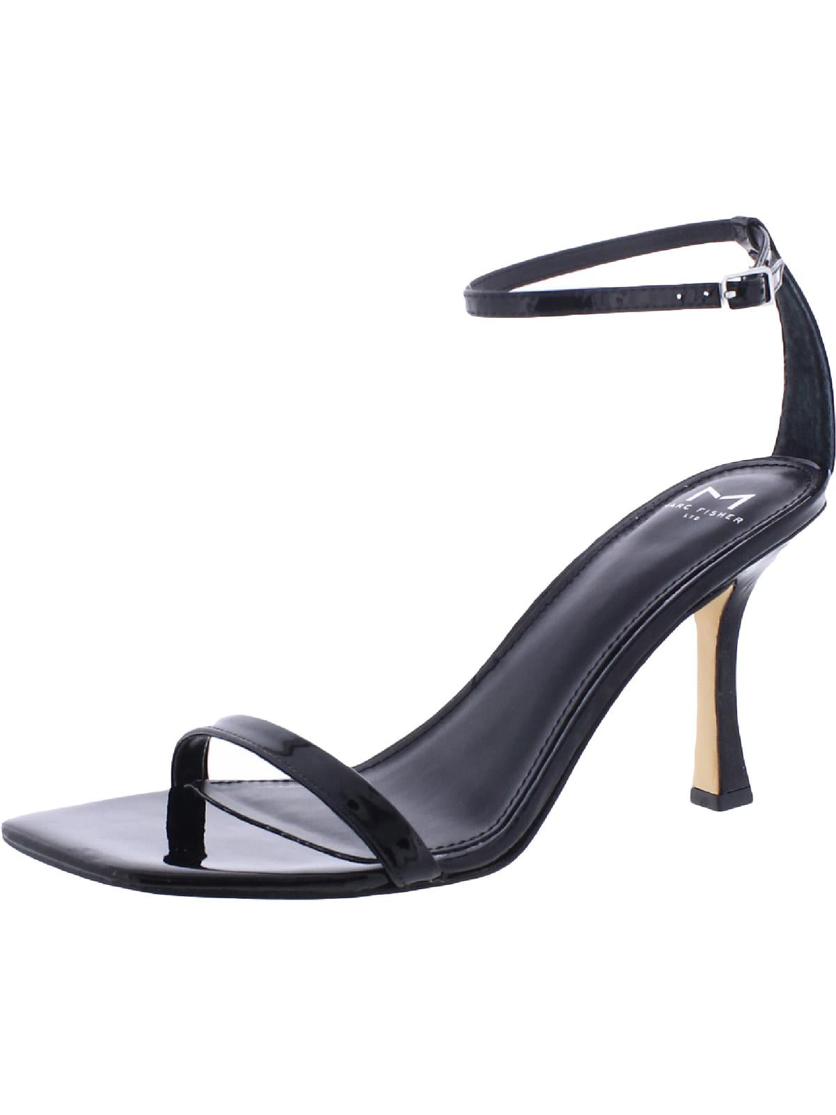 Shop Marc Fisher Ltd Jalina Womens Buckle Ankle Strap Heel Sandals In Black