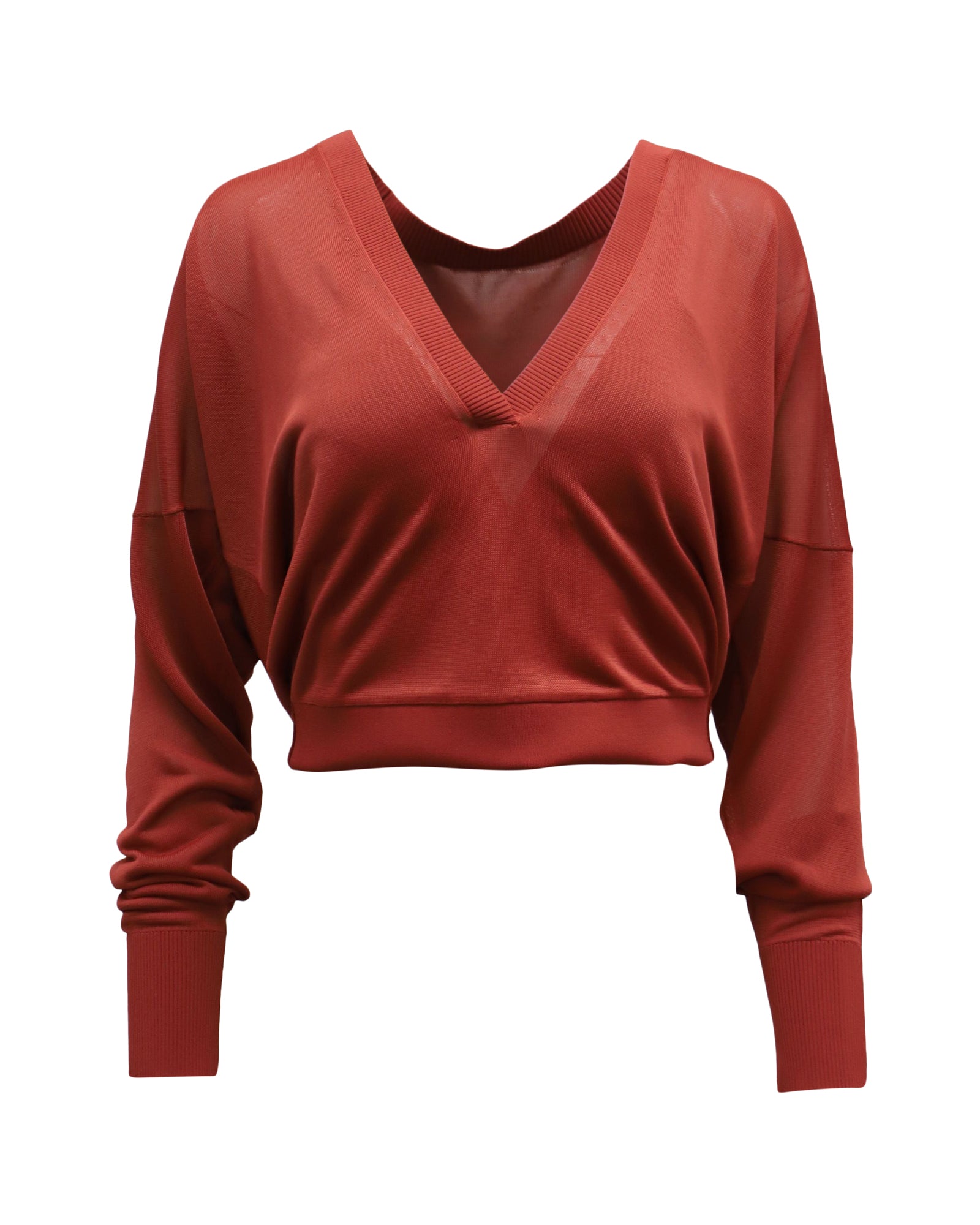 image of Dion Lee Interlock Double Sweater in Orange Rayon