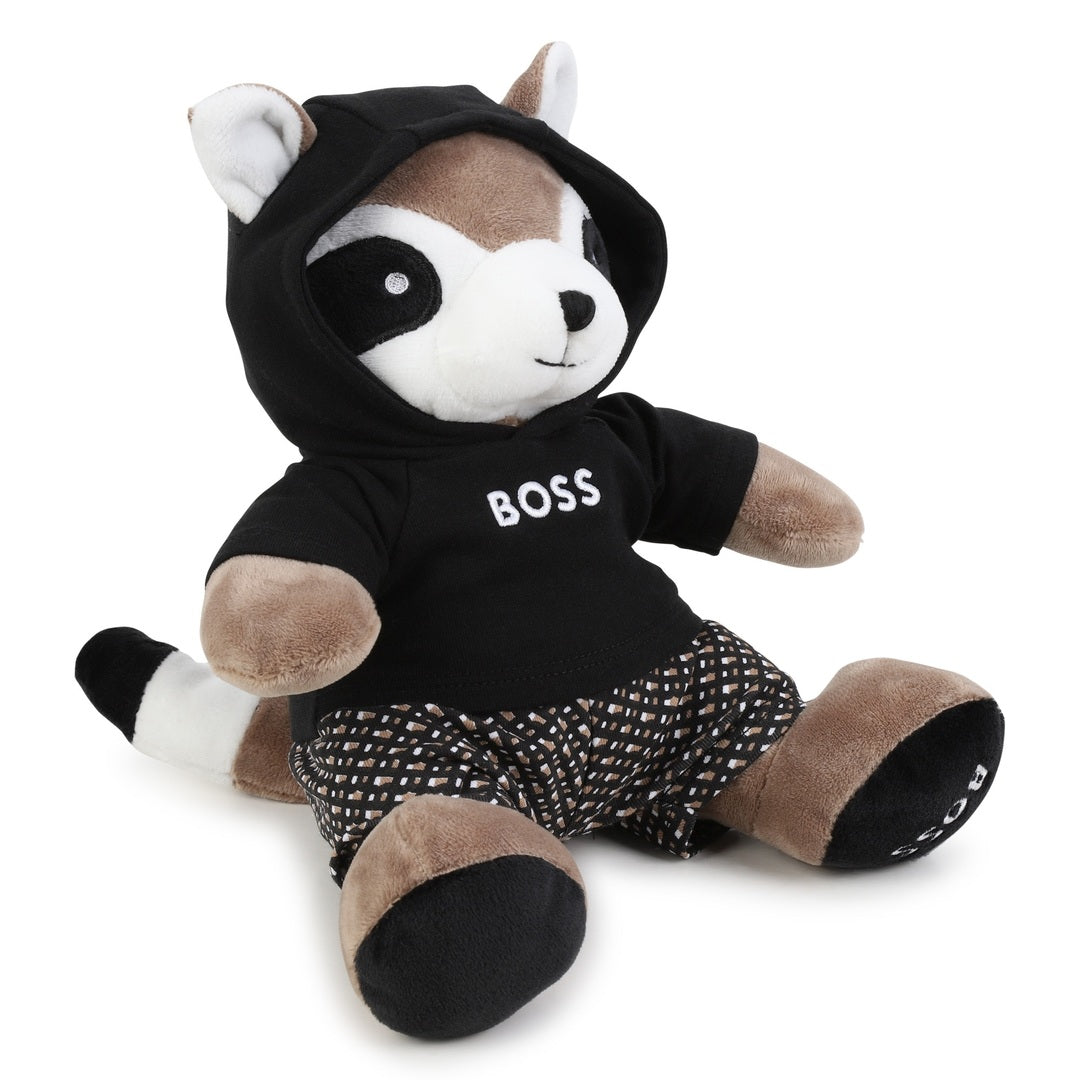 Hugo Boss Baby Panda Toy In Blue