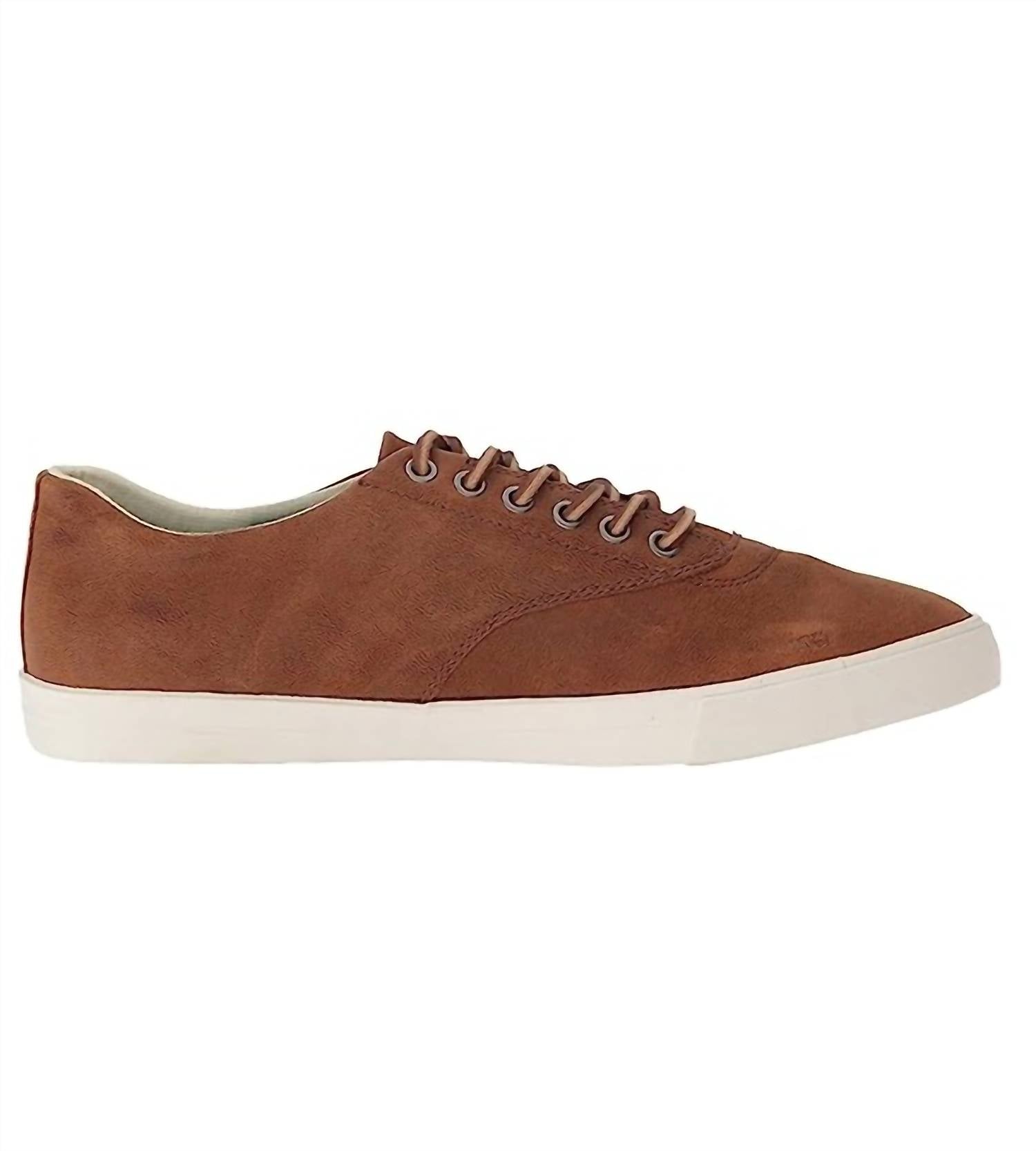 Shop Seavees Men's Hermosa Plimsoll Wintertide Sneakers In Whiskey Leather In Brown