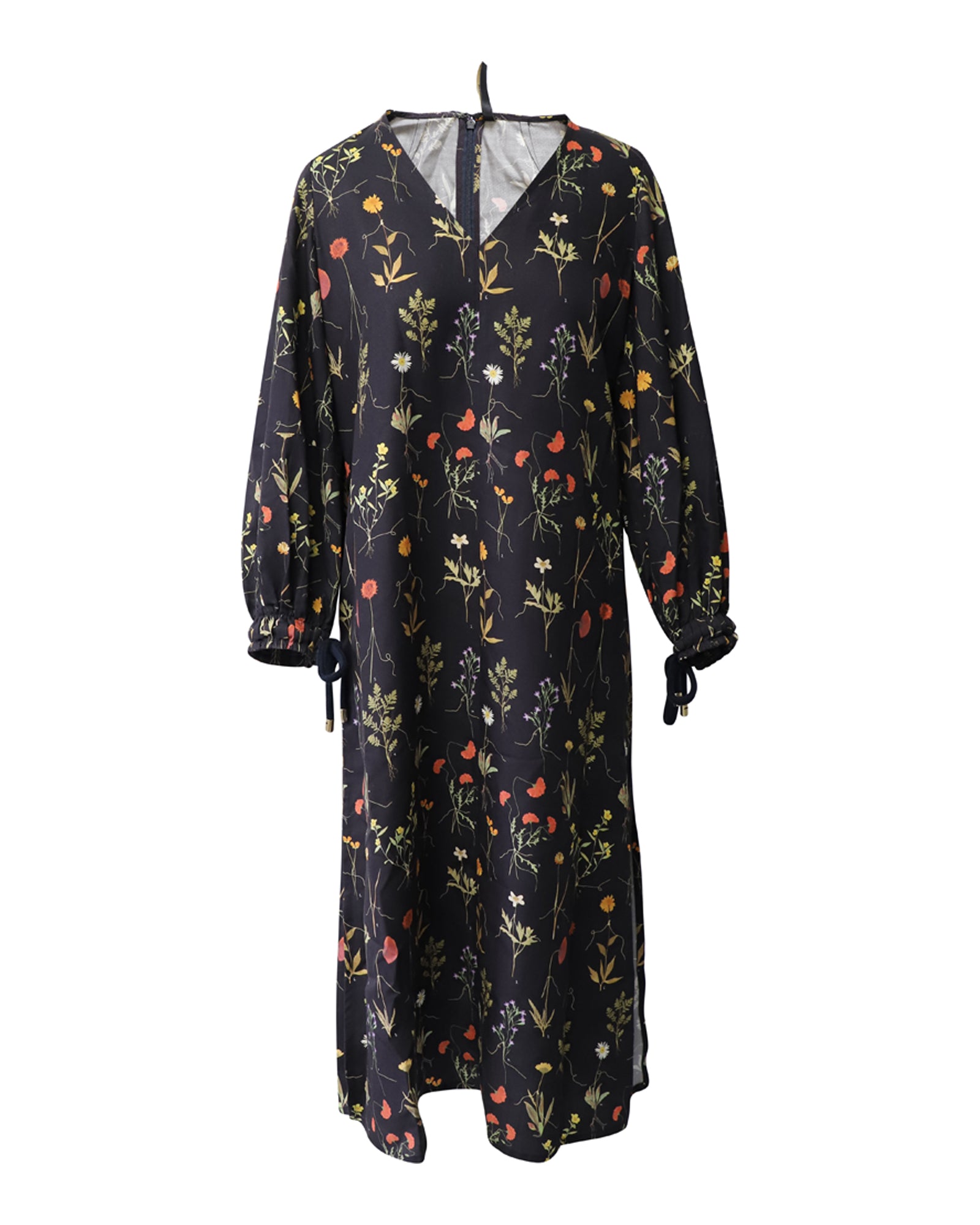 image of Mother Of Pearl Josie Midi Dress in Floral Print Lyocell Twill